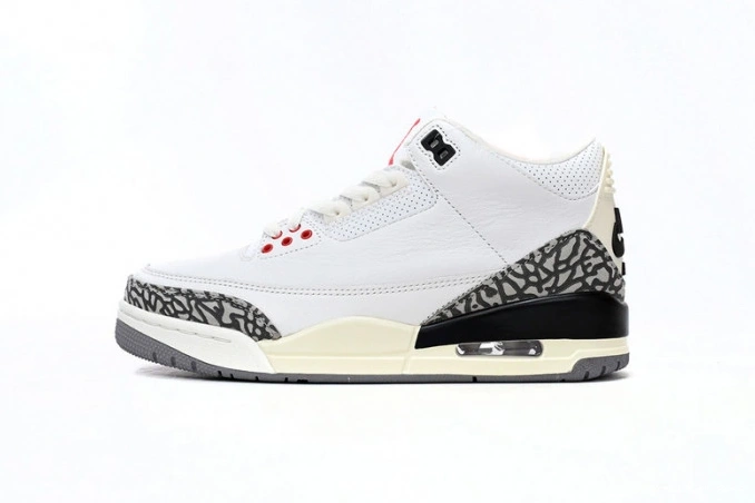 Jordan White Reimagined DN3707-100 Retro 3 Cement 0816